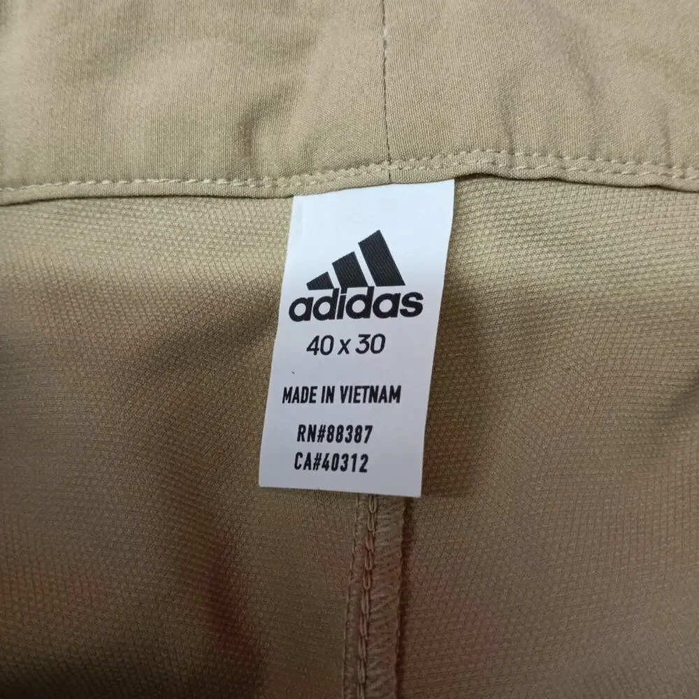 Adidas Golf Primegreen Lightweight‎ Pants Beige Men’s Size 40x30 HG8842 $70